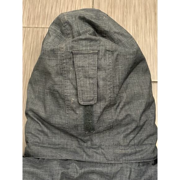 LL Bean Women's Down Tek Parka Jacket Blue Hooded Size XL Detachable Hood - Picture 10 of 10